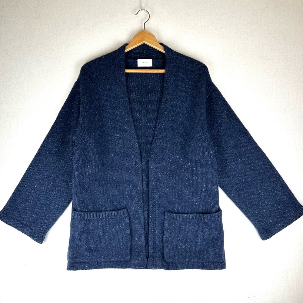The Row Cukoo Cashmere & Sable Open Front Knit Cardigan Luxury Minimalist
